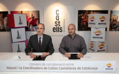 Repsol renueva su compromiso con la Coordinadora de Colles Castelleres de Catalunya
