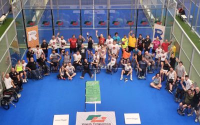 El compañerismo y los valores deportivos marcan el primer torneo Vopak Terquimsa de pádel inclusivo