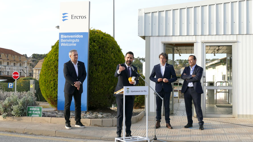 Gas Ibérica es la primera empresa que se instala en los terrenos de la fábrica de Ercros en Flix