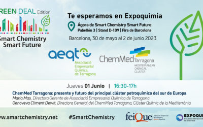 ChemMed y AEQT presentan en Expoquimia los planes y proyectos del clúster químico tarraconense para avanzar en sostenibilidad